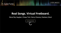 Desktop Screenshot of guitartunes.com
