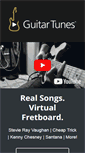 Mobile Screenshot of guitartunes.com